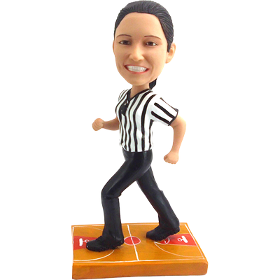 Basketball Referee Custom Bobblehead