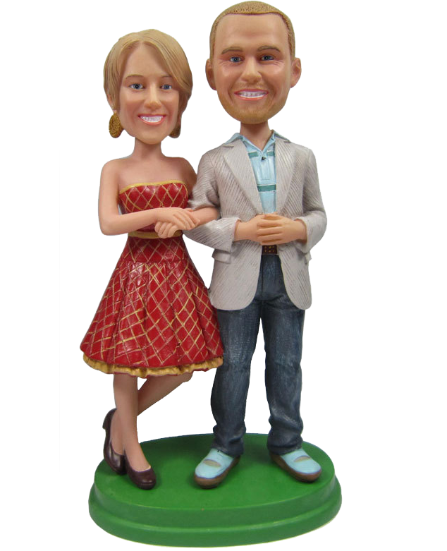 Casual Couple Bobbleheads