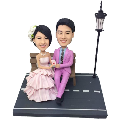 Couple and Light Custom Bobbles 