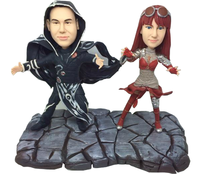 Couple in Costume Bobbleheads