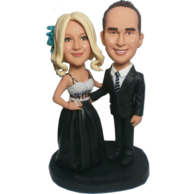 Crace Couple Wedding Bobblehead