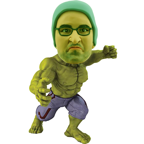 Custom Bobble Head Hulk
