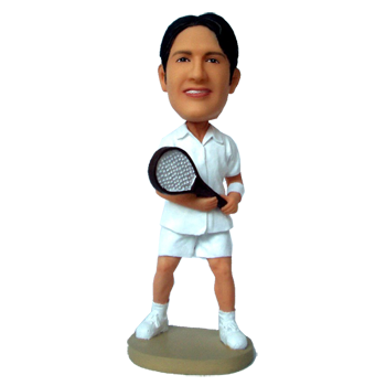 Custom Bobble Head Tennis Man