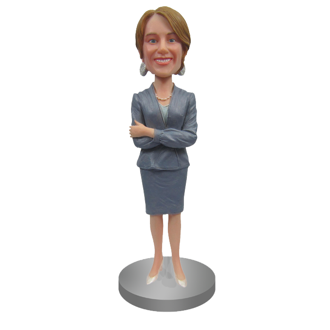 Custom Bobblehead Business Suit Lady