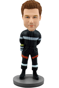 Custom bobble head Fireman