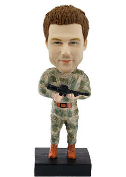 Custom Bobblehead Soldier