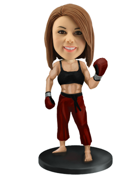 Custom Kickboxing Bobblehead