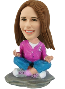 Custom Bobblehead Yoga Girl