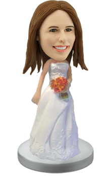 Custom Bride Bobble head