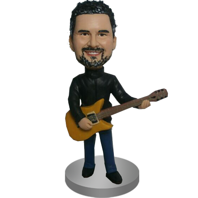 Custom Cool Guitarist Bobblehead