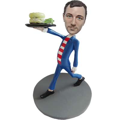 Custom Waiter Bobblehead