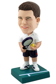 Customised Bobblehead Tennis Player