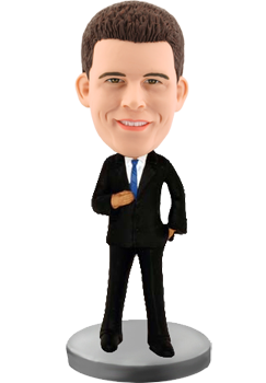 Customized bobblehead Smart Man