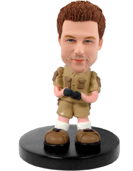 Customized bobblehead Man Adventurer