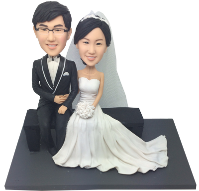 Elegant Wedding Bobbleheads