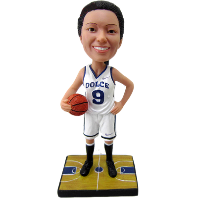 Female Basketball Bobble Head