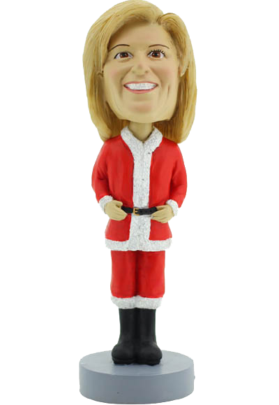 Female Christmas Custom Bobble