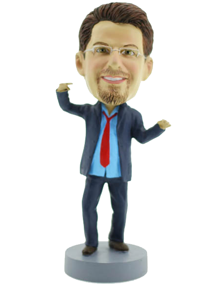 Funny  Business Man Bobblehead