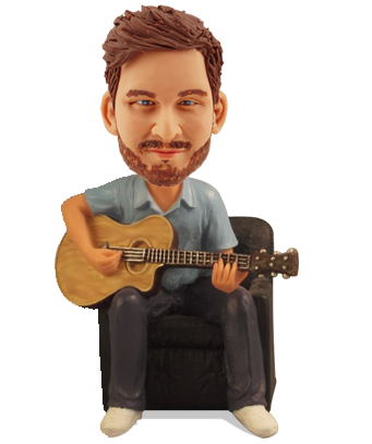 Guitar Player Custom Bobblehead