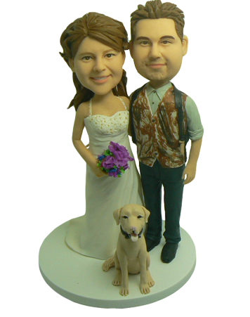 Hunting Theme Wedding Cake Toppers