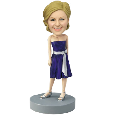 Hyacinthine Dress Bridesmaid Bobblehead