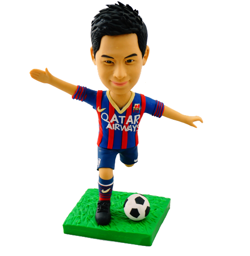 FC Barcelona Football Fan Bobblehead