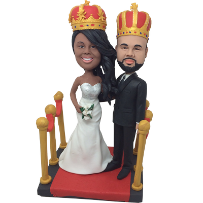 King and Queen Custom Bobbles