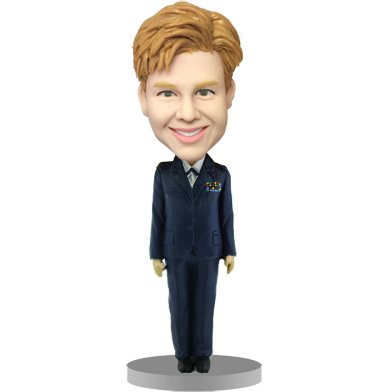 Lady Officer Bobblehead