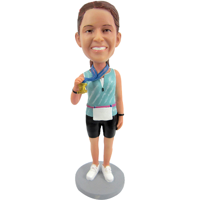 Marathon Winner Custom Bobblehead