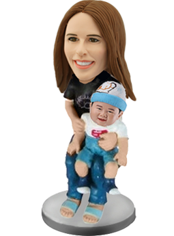 Mother and Baby Custom Bobbleheads