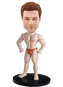 Bobble Head Doll Strong Man