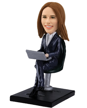 Personalized bobblehead Sexy Secretary