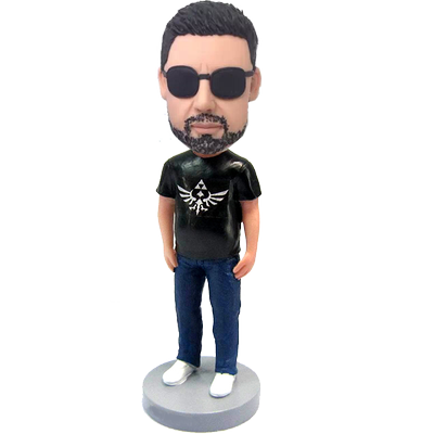 Personalized Cool Man Bobblehead