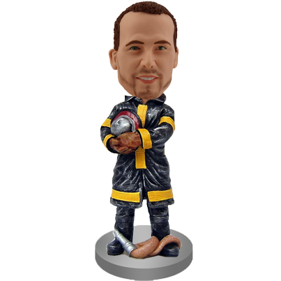 Personalized Fireman Bobble