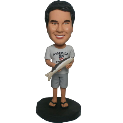 Personalized Fisher Bobble Head