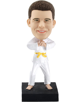 Personalized Judo Bobble Head Doll