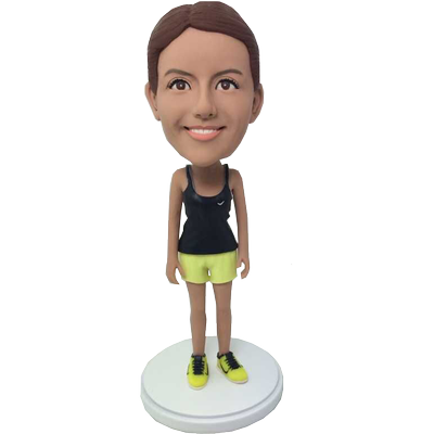 Personalized Sport Girl Bobble Head