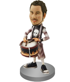 Playing the Drums Custom Bobblehead