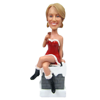 Sexy Lady Christmas Gift Bobblehead