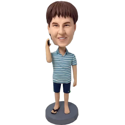 Single Flip Flop Custom Bobble Head