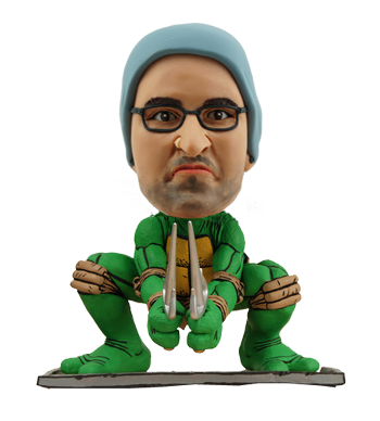 Ninja Turtle Style Custom Bobblehead