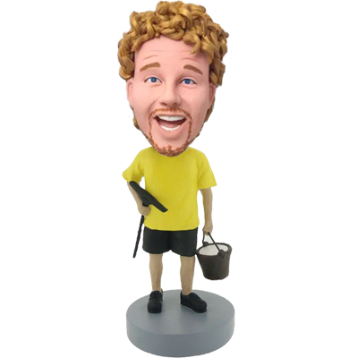 Window Cleaner Bobblehead