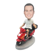 Customized Bobblehead City Scooter