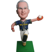 Baseball Man Custom Bobble