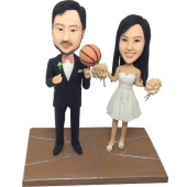 Basketball Couple Bobbleheads
