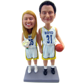 Basketball Theme Wedding Cake Topper