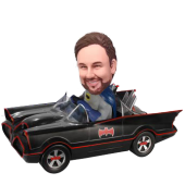 Batman in Car Bobble Head