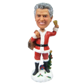 Christmas Man Bobble Head