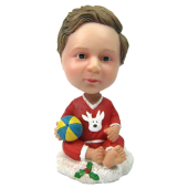 Christmas Present Bobblehead Baby