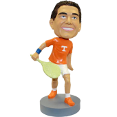 College Tennis Player Bobblehead